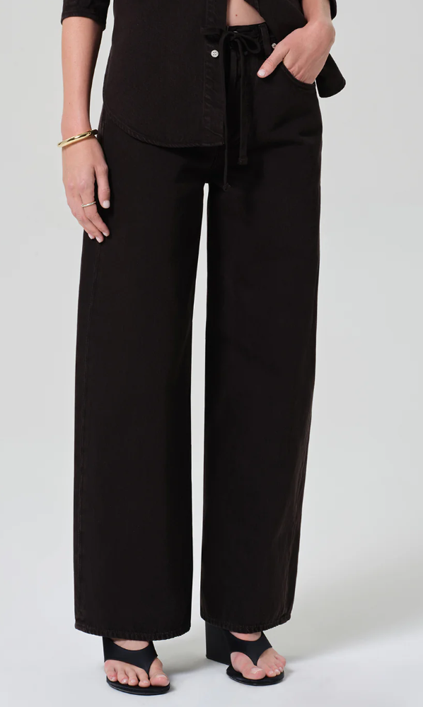 Brynn Drawstring Trouser in Carob