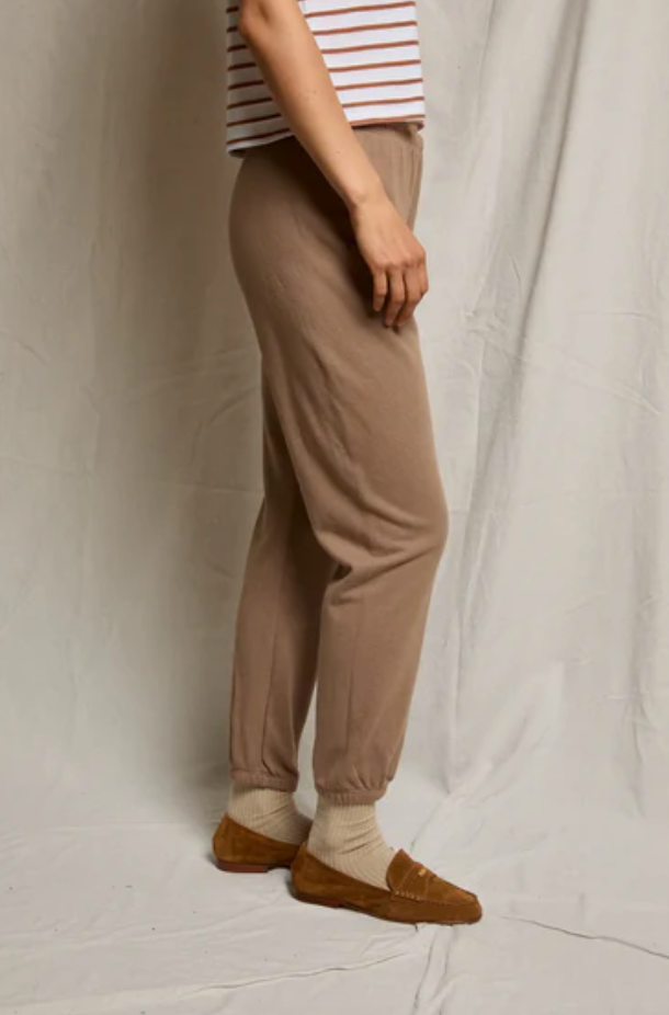 Johnny French Terry Easy Sweatpant in Mocha