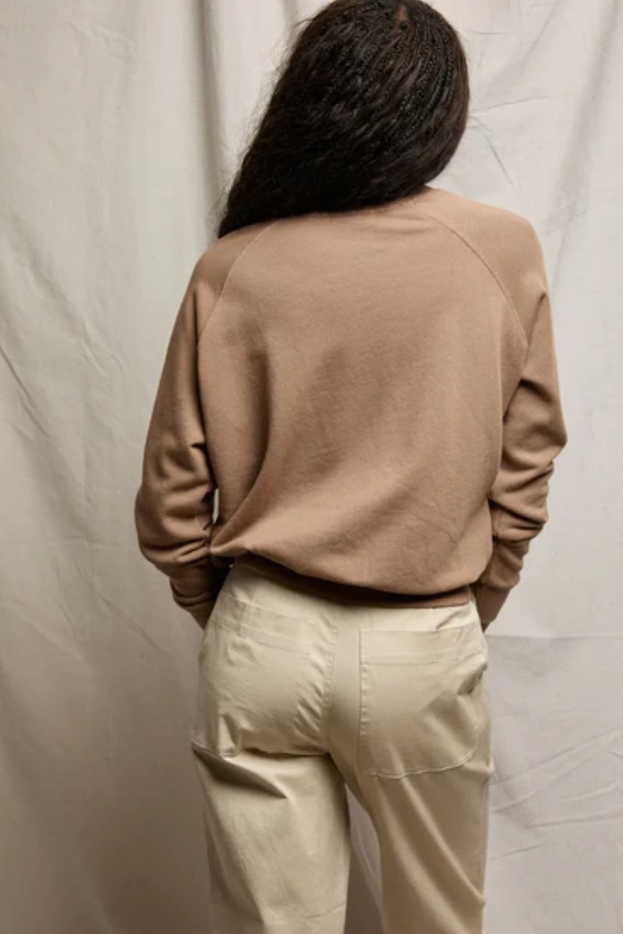 Alexi French Terry Sweatshirt in Mocha