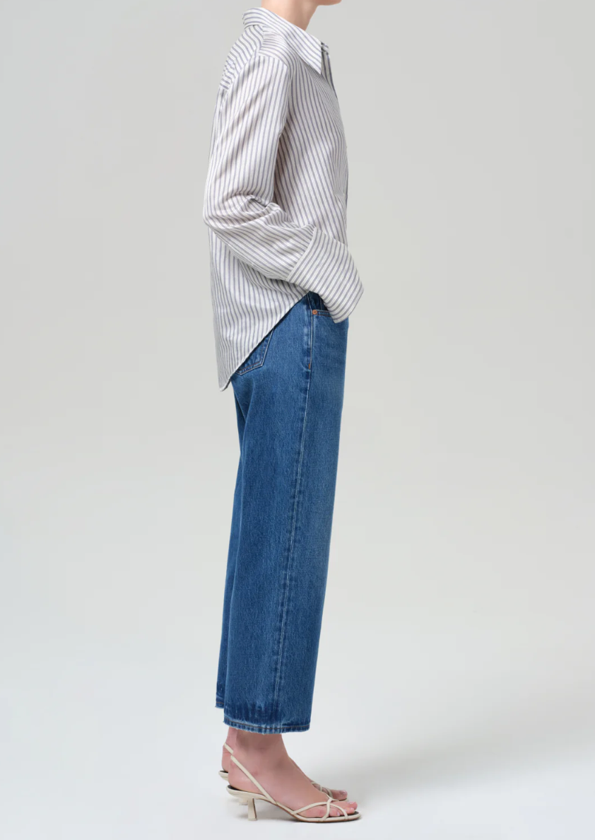 Faye Straight Vintage in Azure Blue