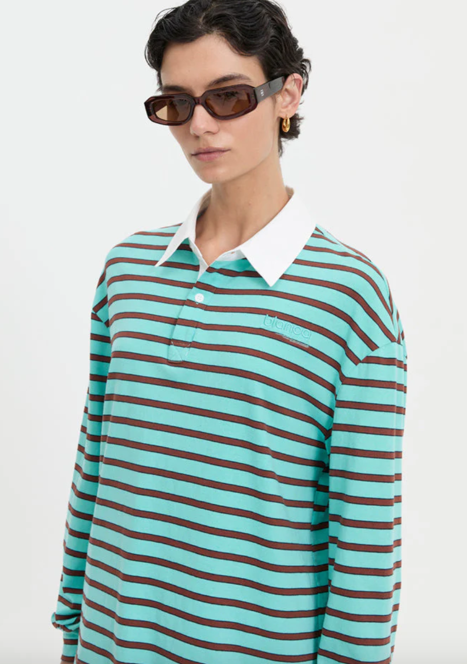 Ellie Polo in Turquoiuse