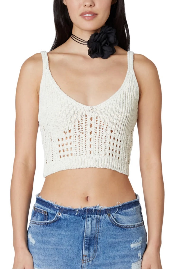 Open Knit Tank