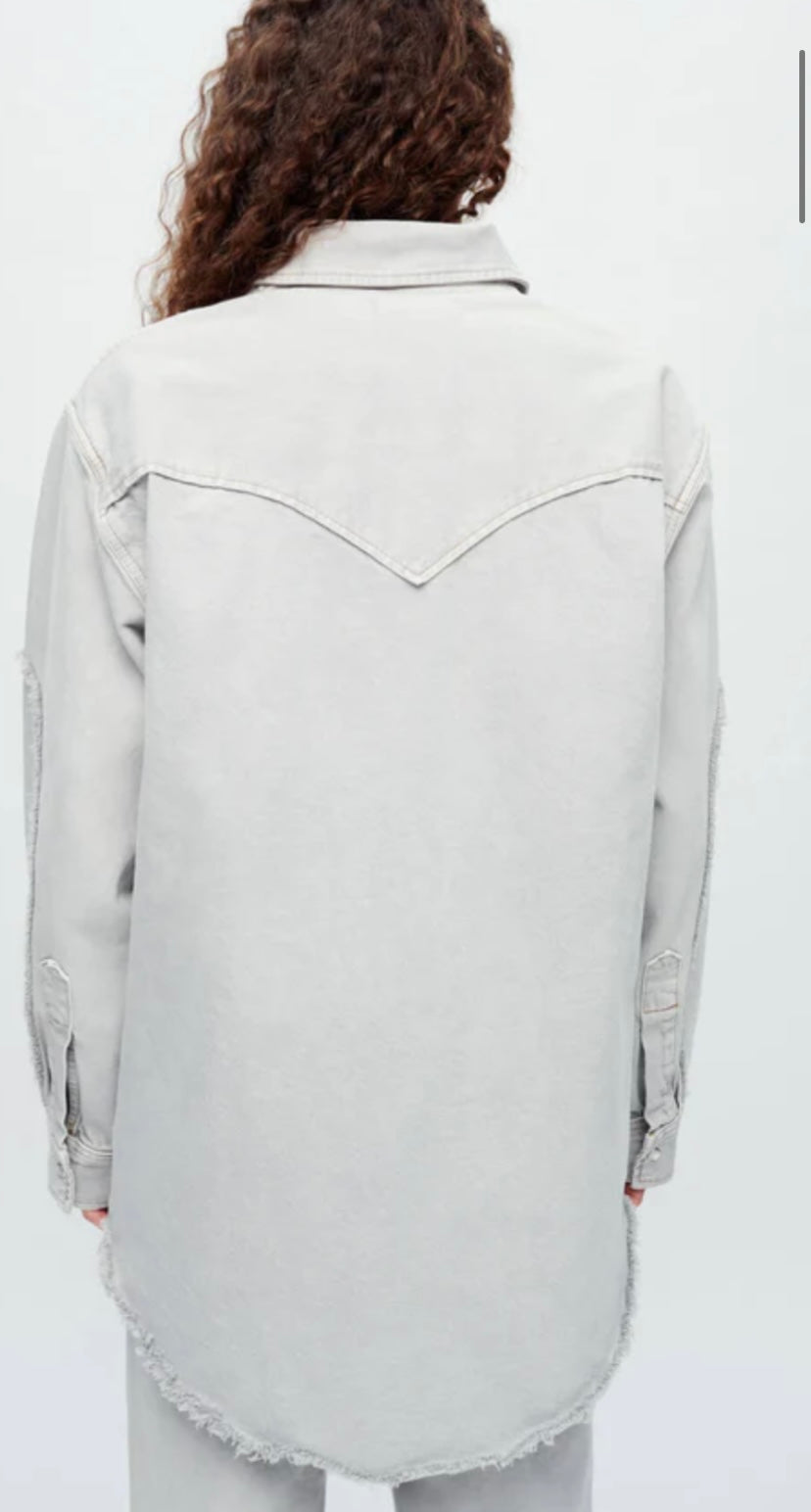 Oversized Shirt Jacket