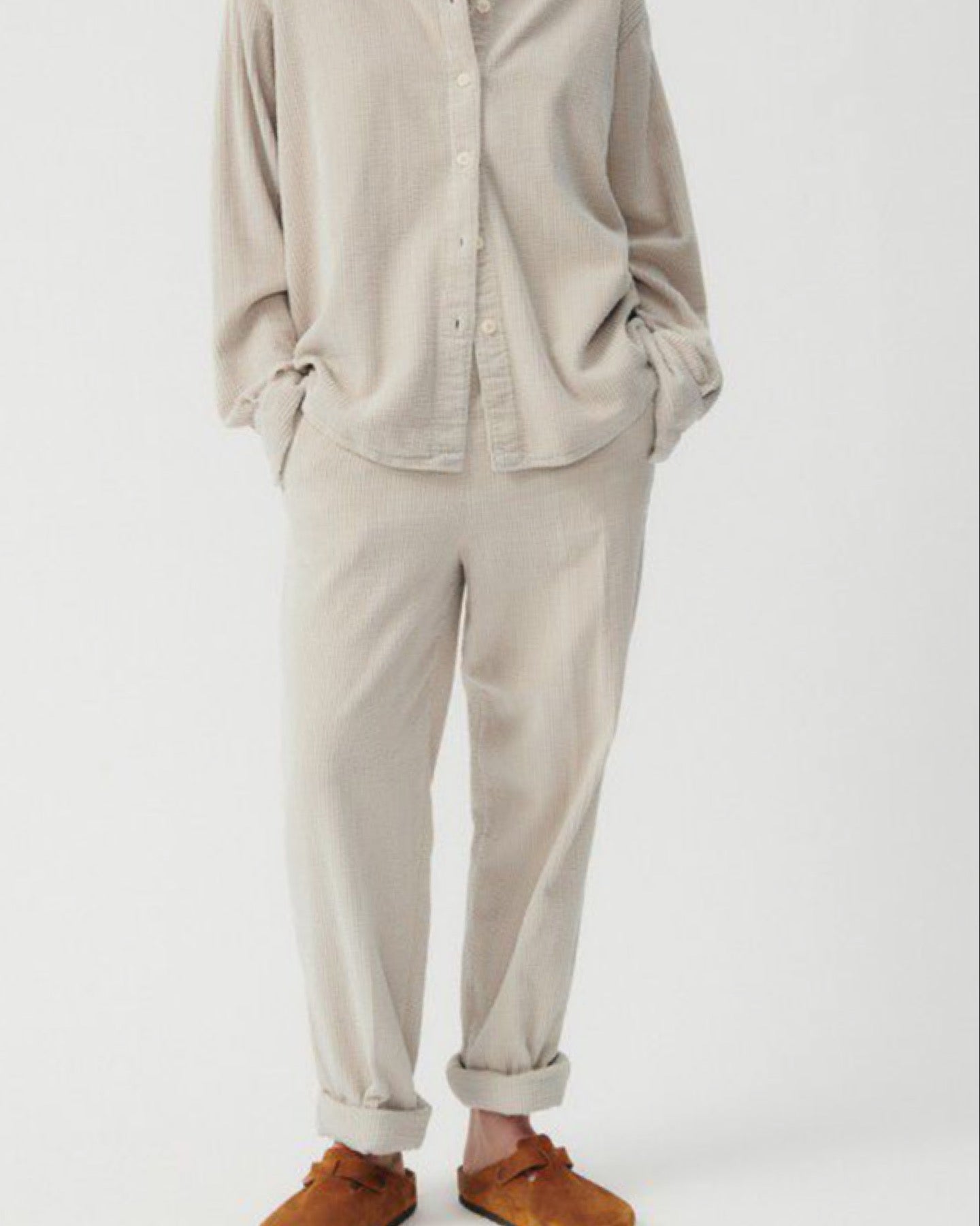 Women’s Trousers Padow in mastic