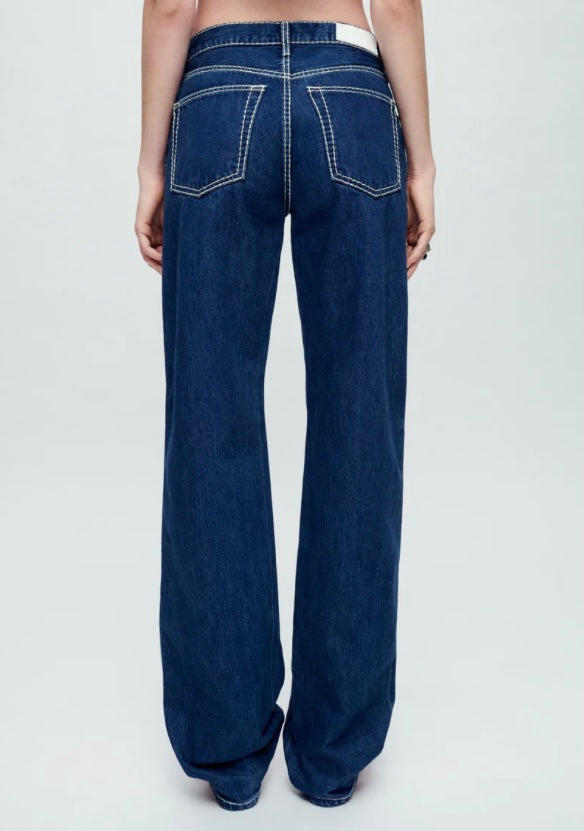 CHUNKY STITCH INDIGO Loose Long