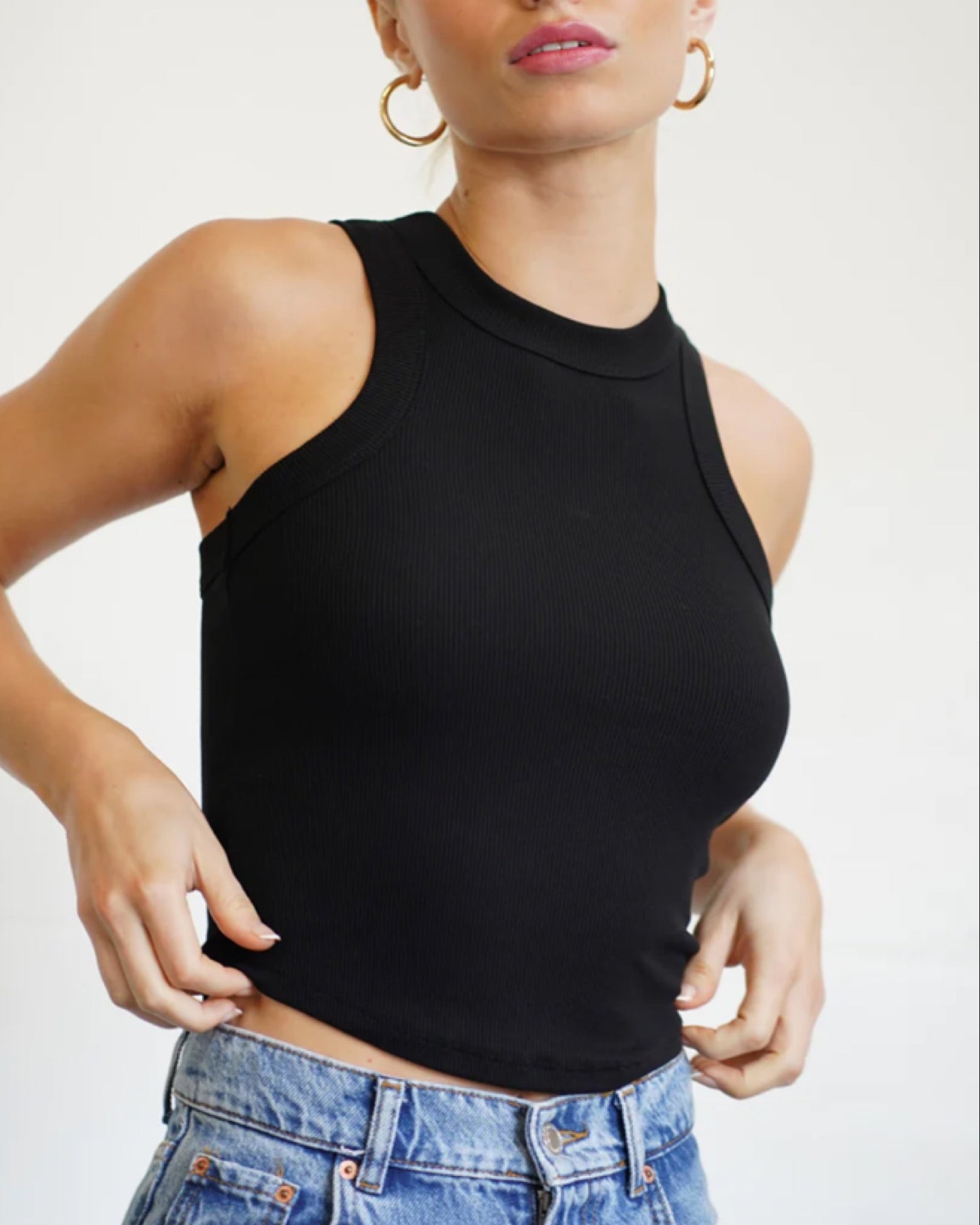 Detra Cropped Tank