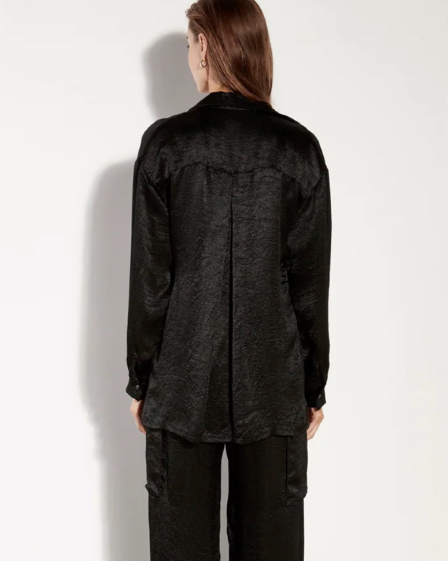 Textured Satin Shirt
