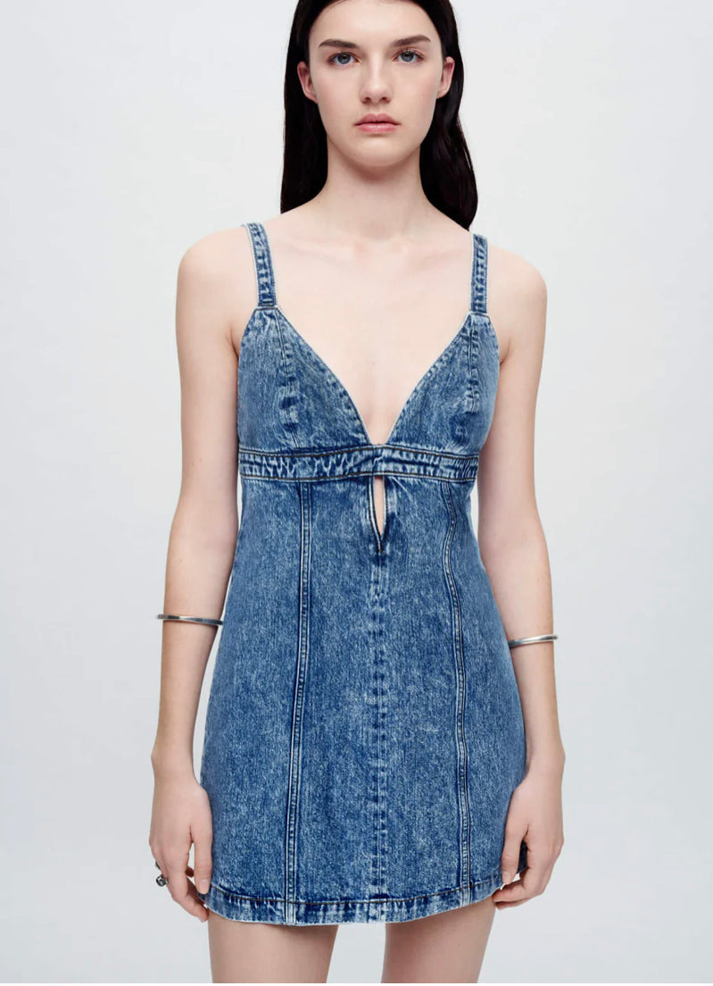 Seamed Shift Dress