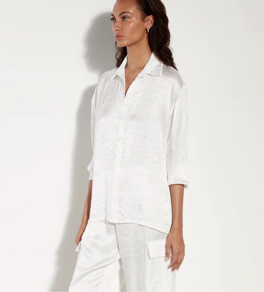 Textured Satin Shirt