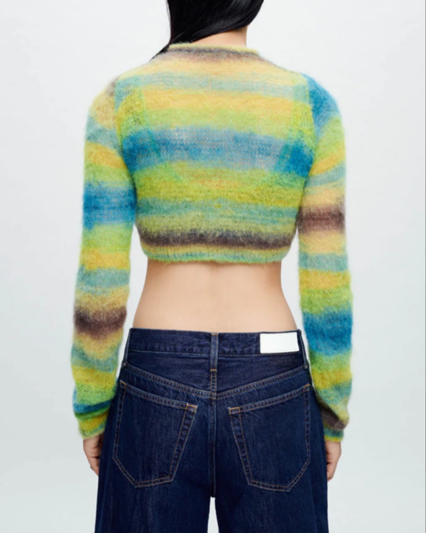 Cropped Crew Cardigan