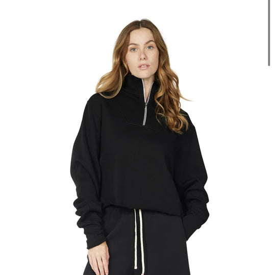 Crop Half Zip Pullover