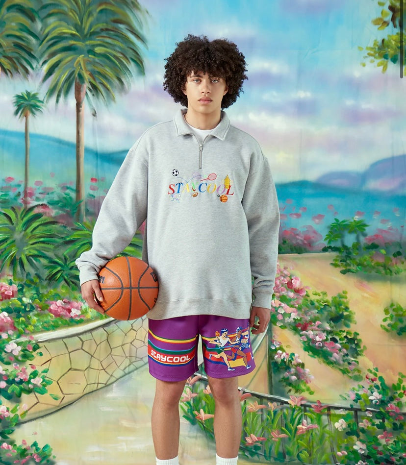Sports Quarter Zip Sweatshirt