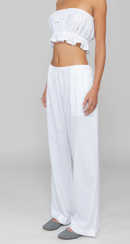Yoko Pocket Pant in white