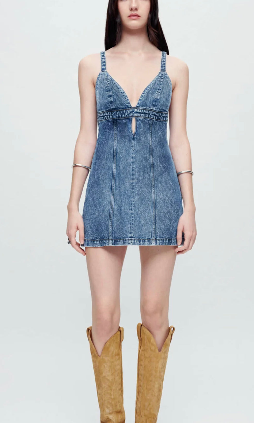 Seamed Shift Dress