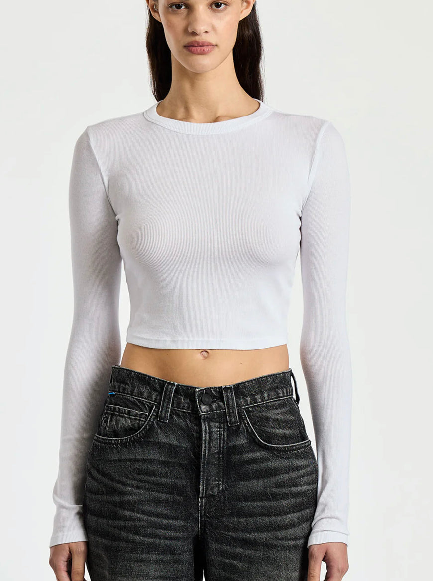 Verona Crop Shirt in White