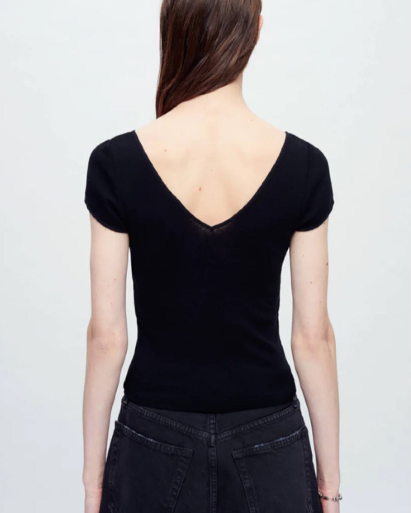V Neck Baby Tee