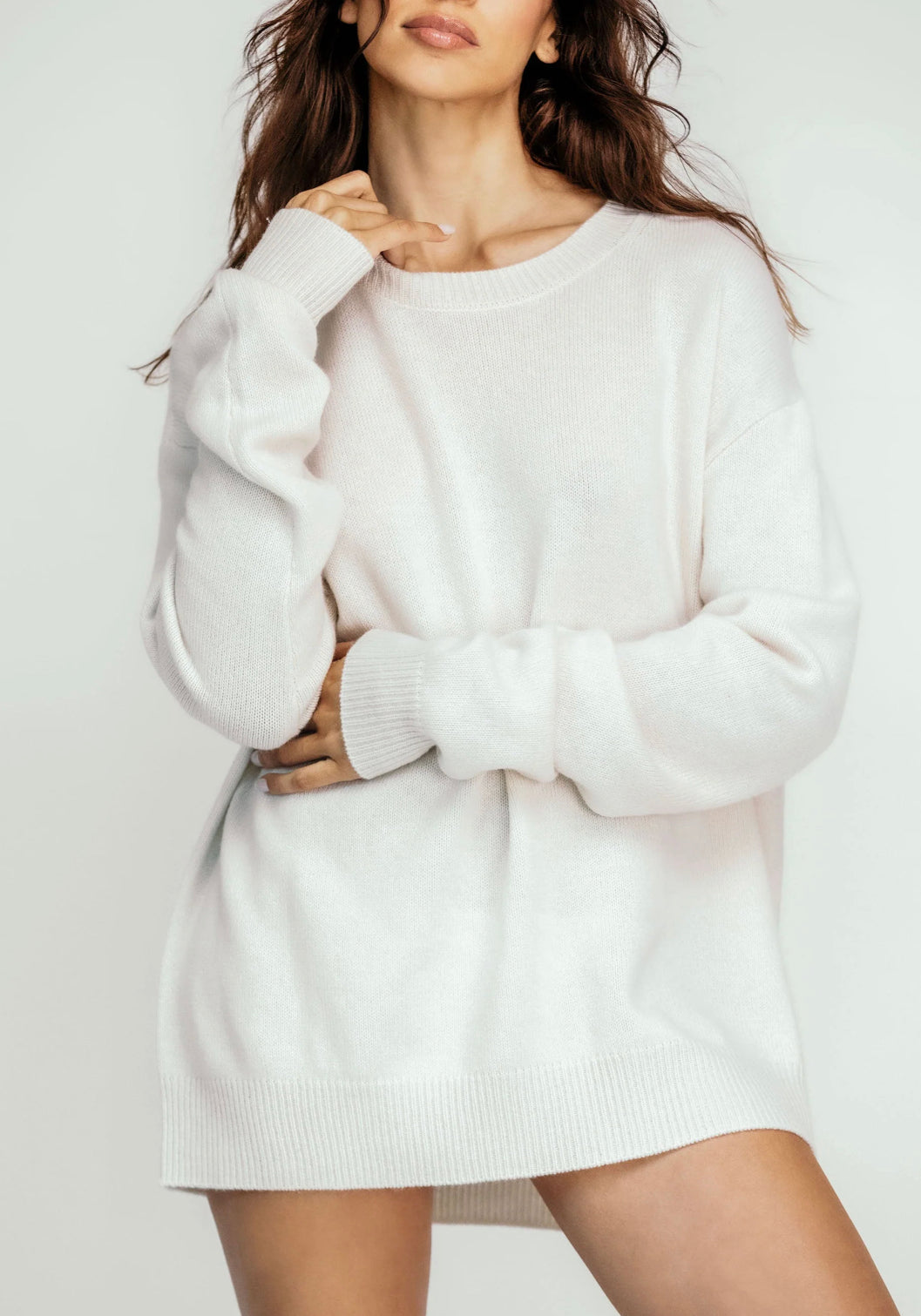James Oversized Top in Cream