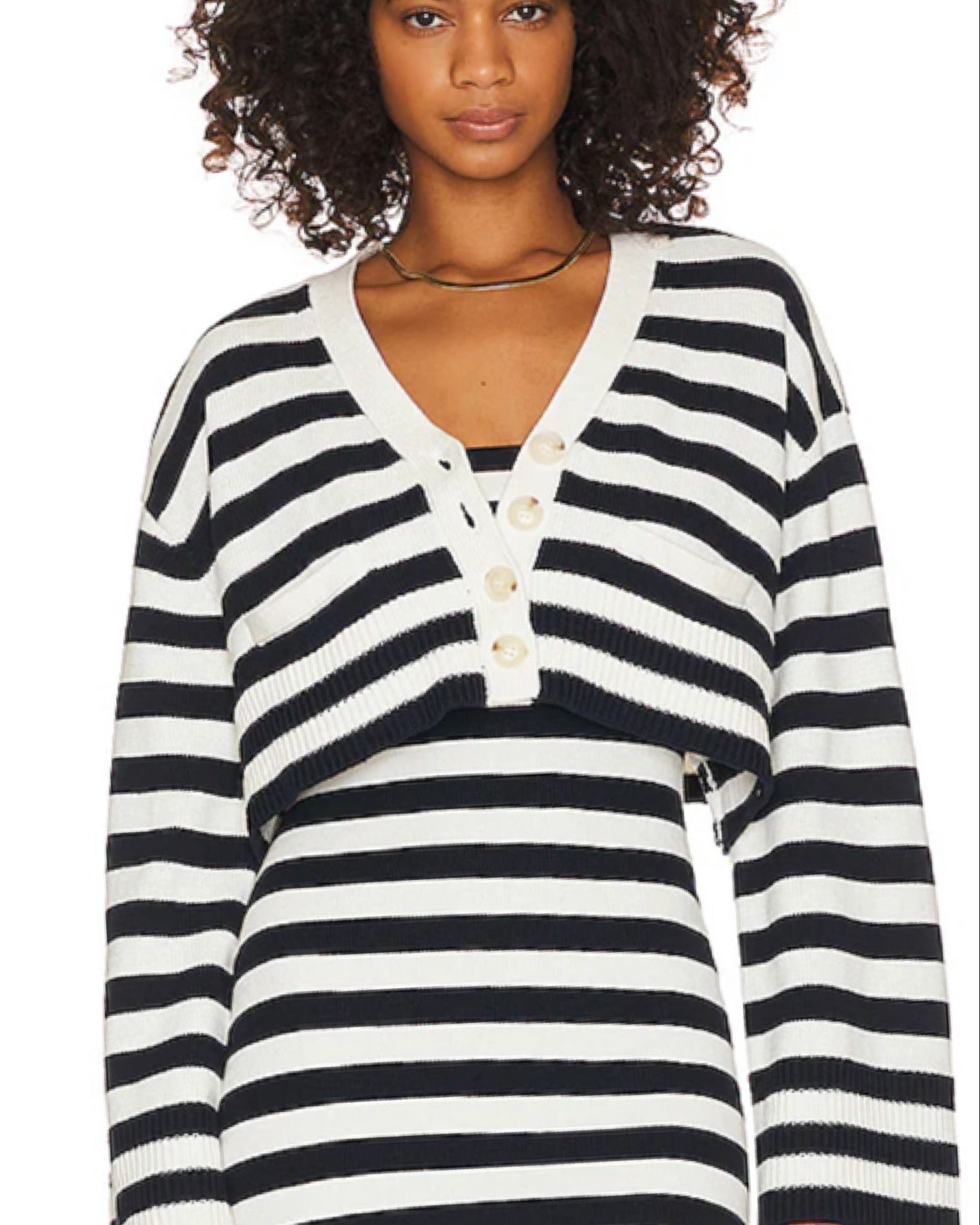 Ragnar Striped Boxy Cardigan
