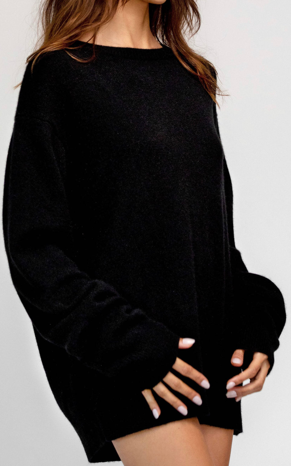 James Oversized Top in Black