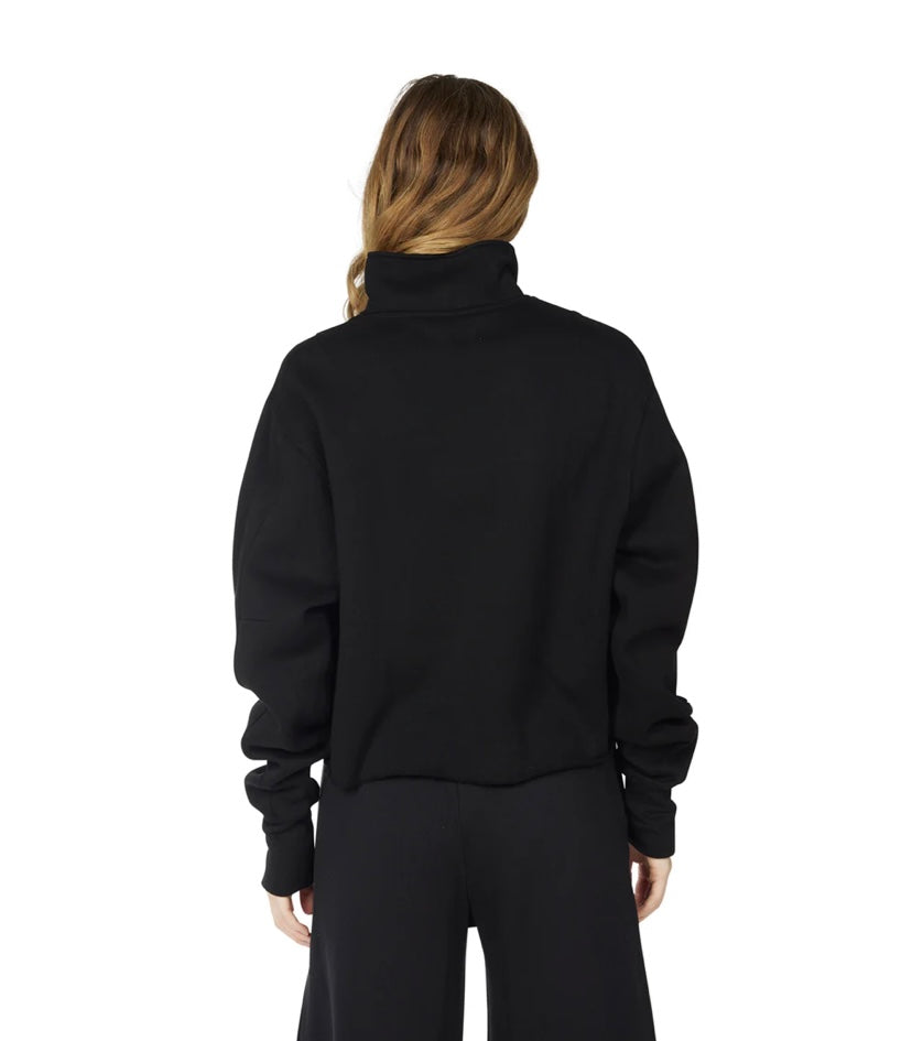 Crop Half Zip Pullover