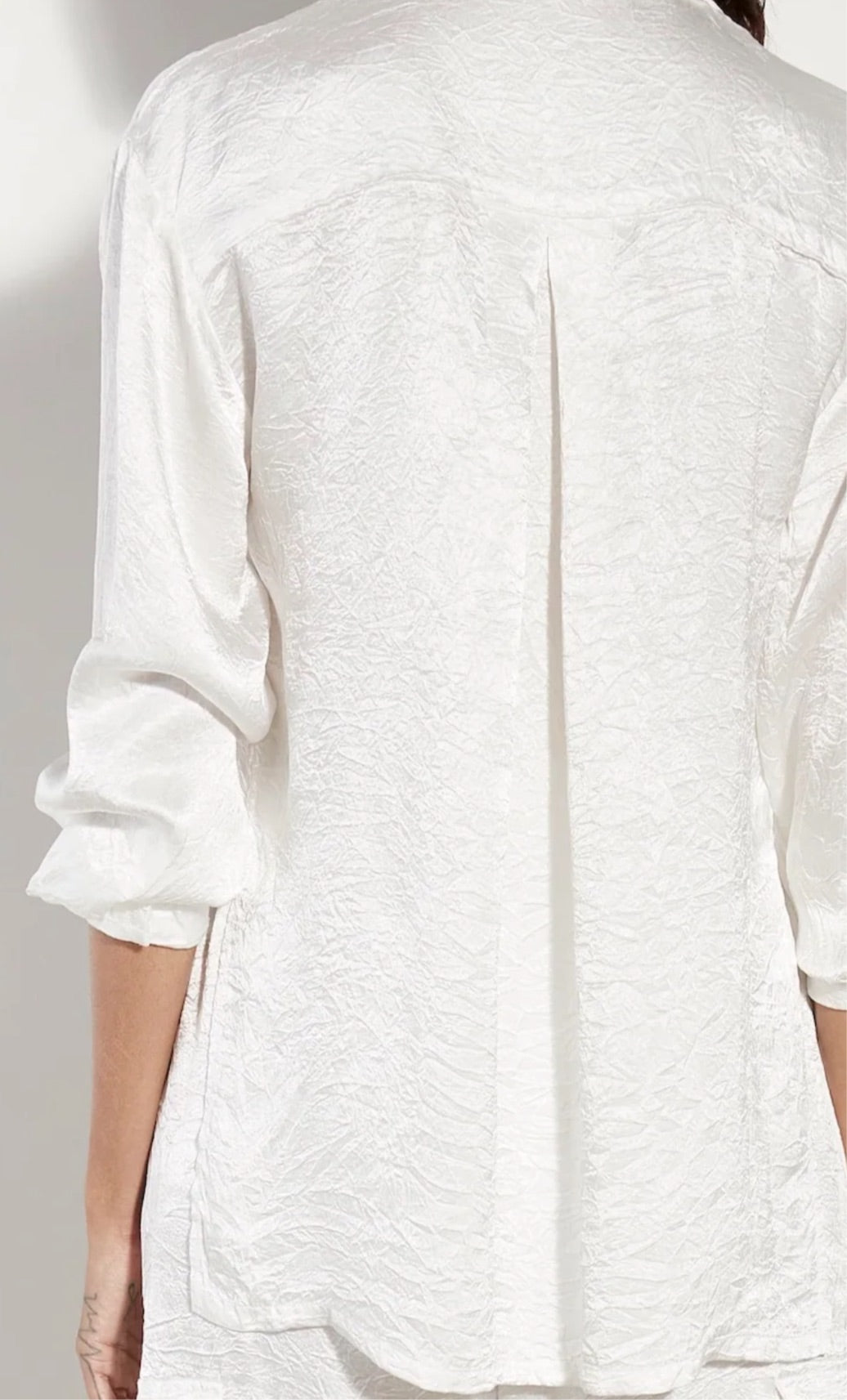 Textured Satin Shirt