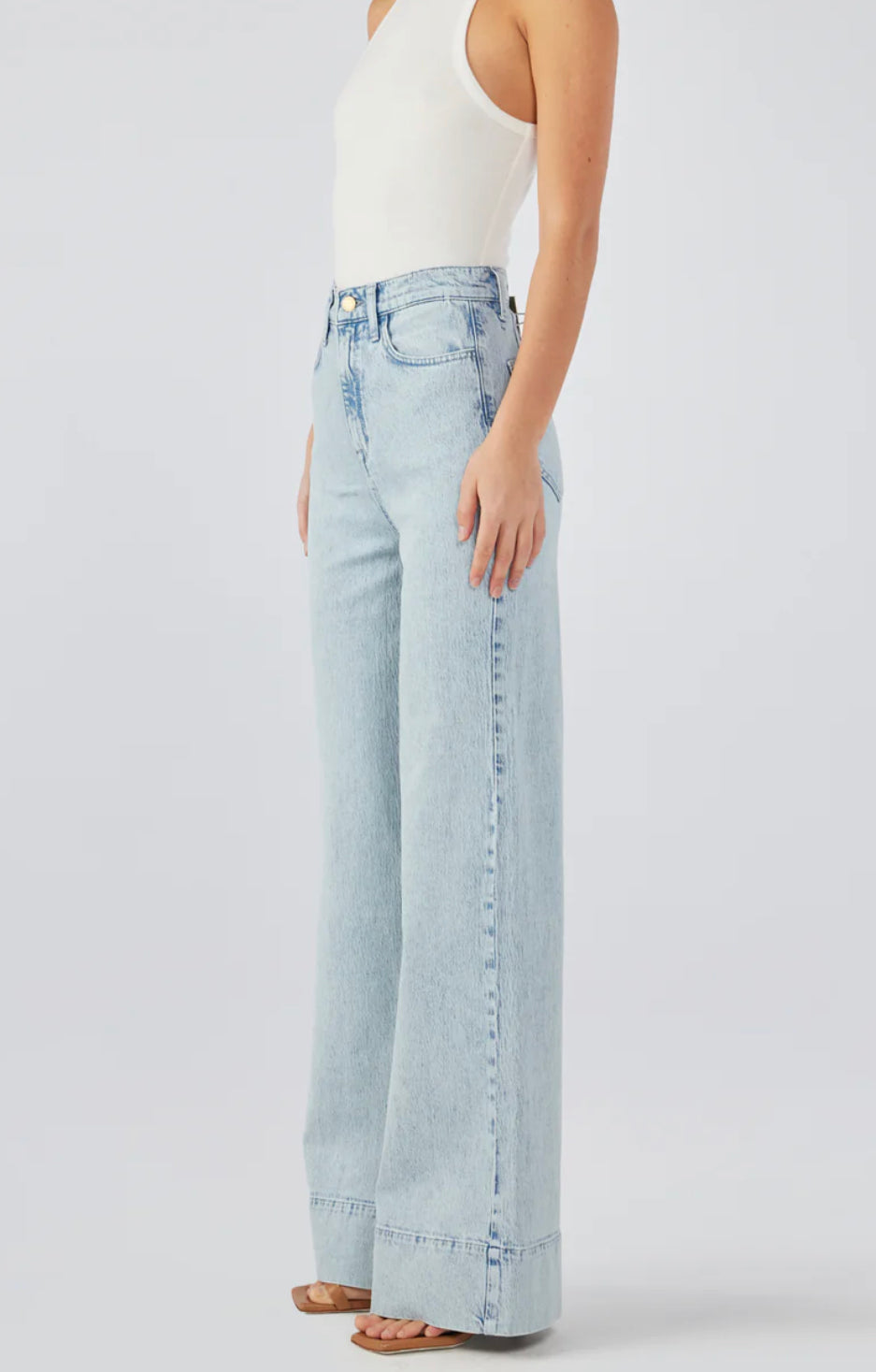 Ms. Onassis V-High Rise Wide Leg