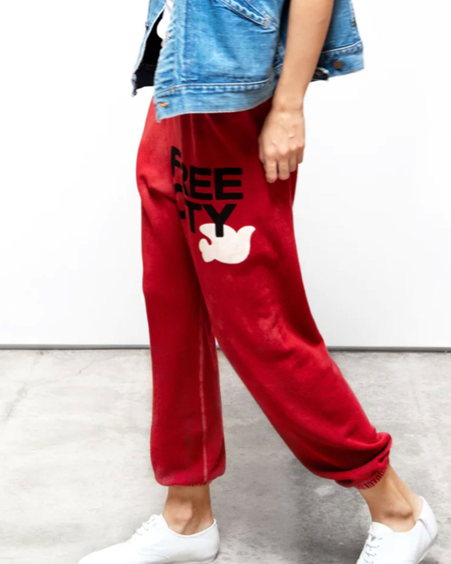 Letsgo Freecity Og Supervintage Sweatpant - Artyard Red