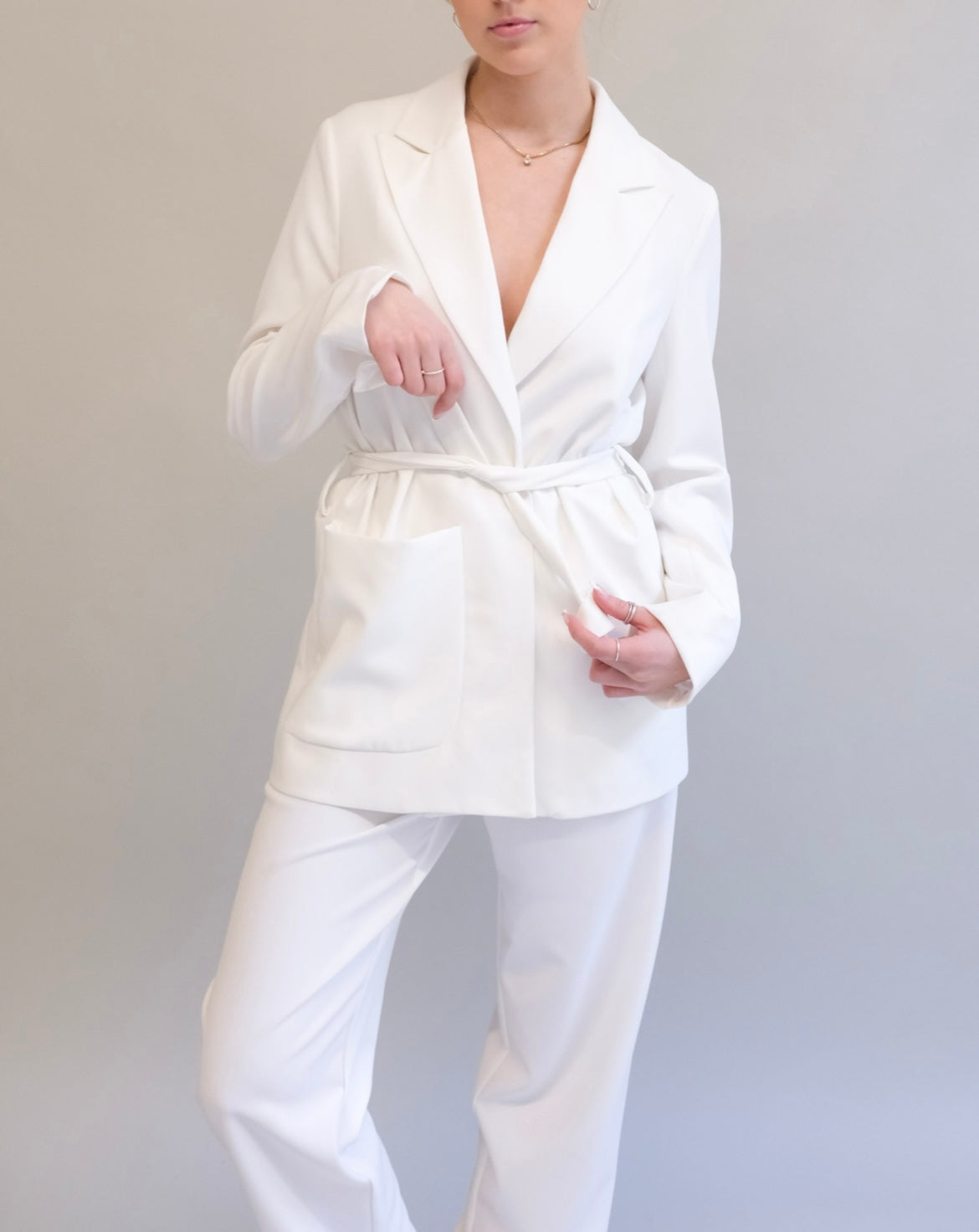 White Jackie Blazer