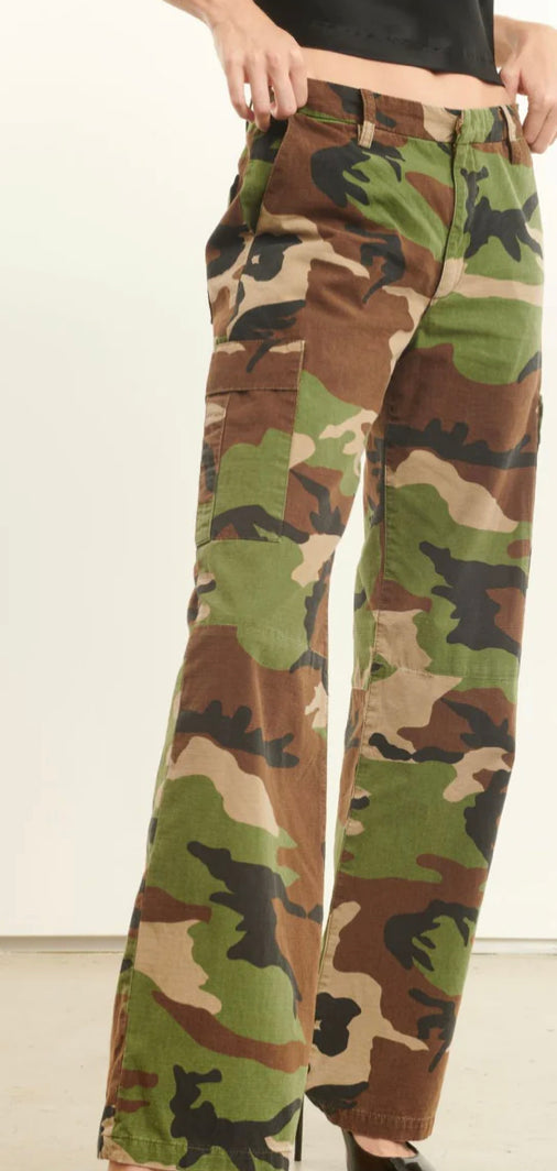 Sprwmn Camo Baggy Cargo Pant