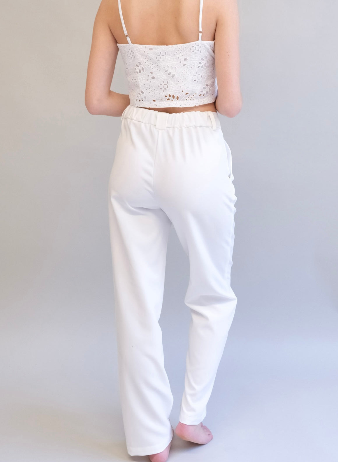 White Amanda Pants
