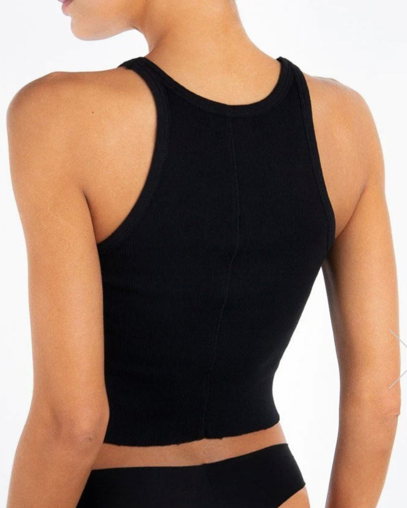 Cropped Ribbed Tank