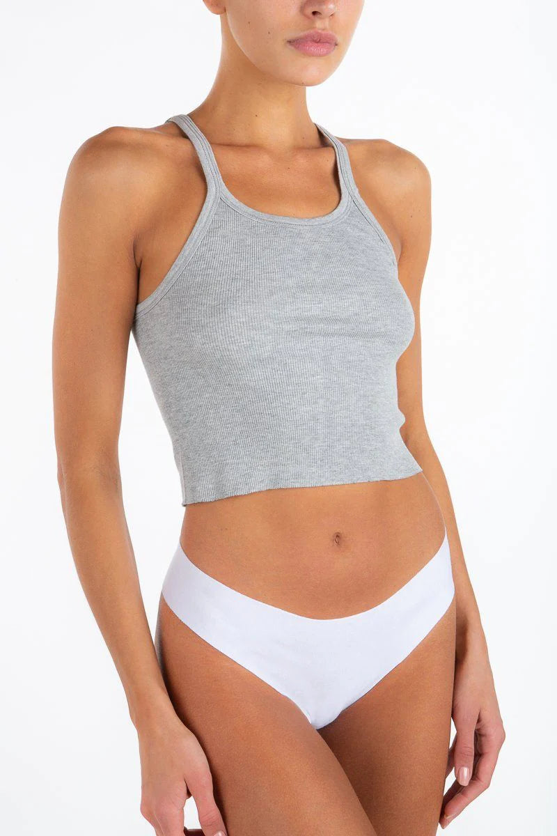 Cropped Ribbed Tank