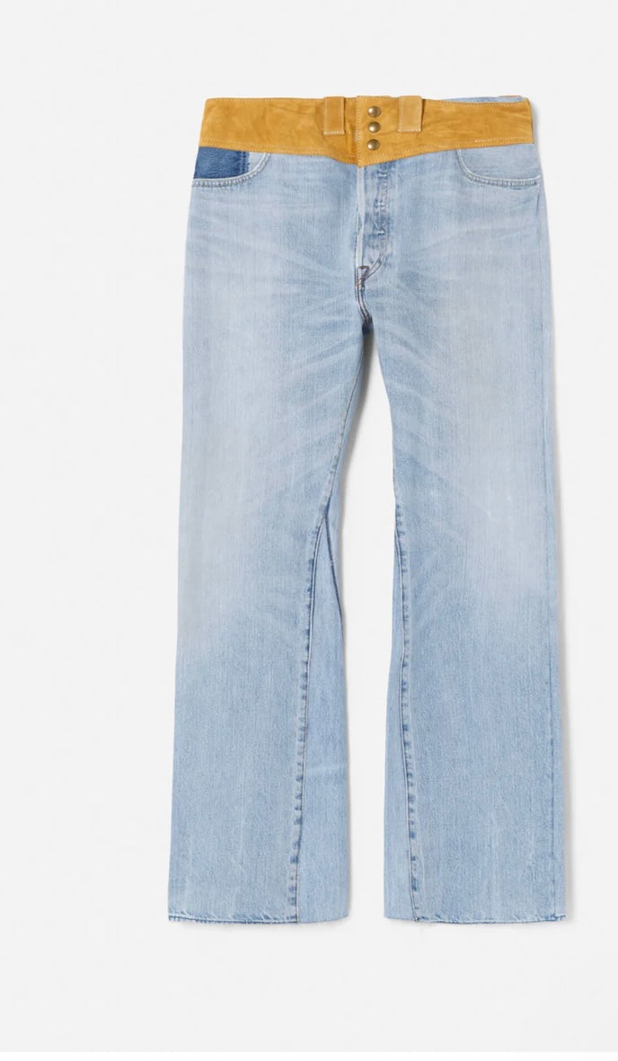 Suede Yoke Bootcut