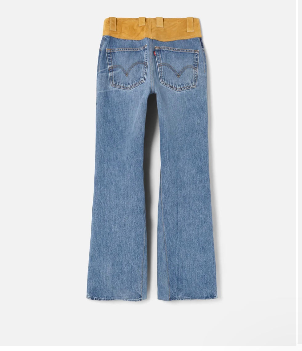 Suede Yoke Bootcut