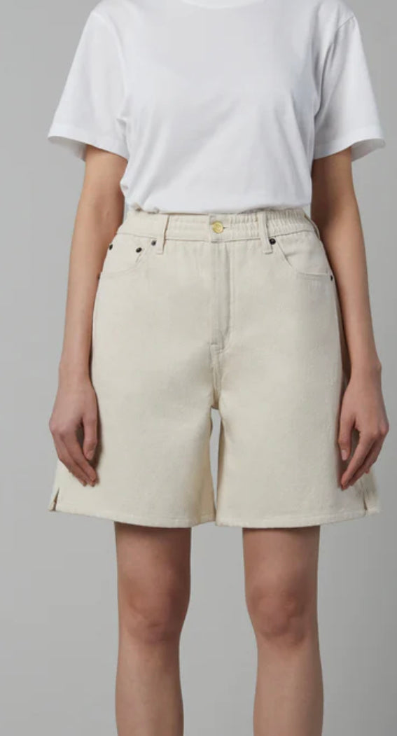 Still Here Lola Shorts In Bone