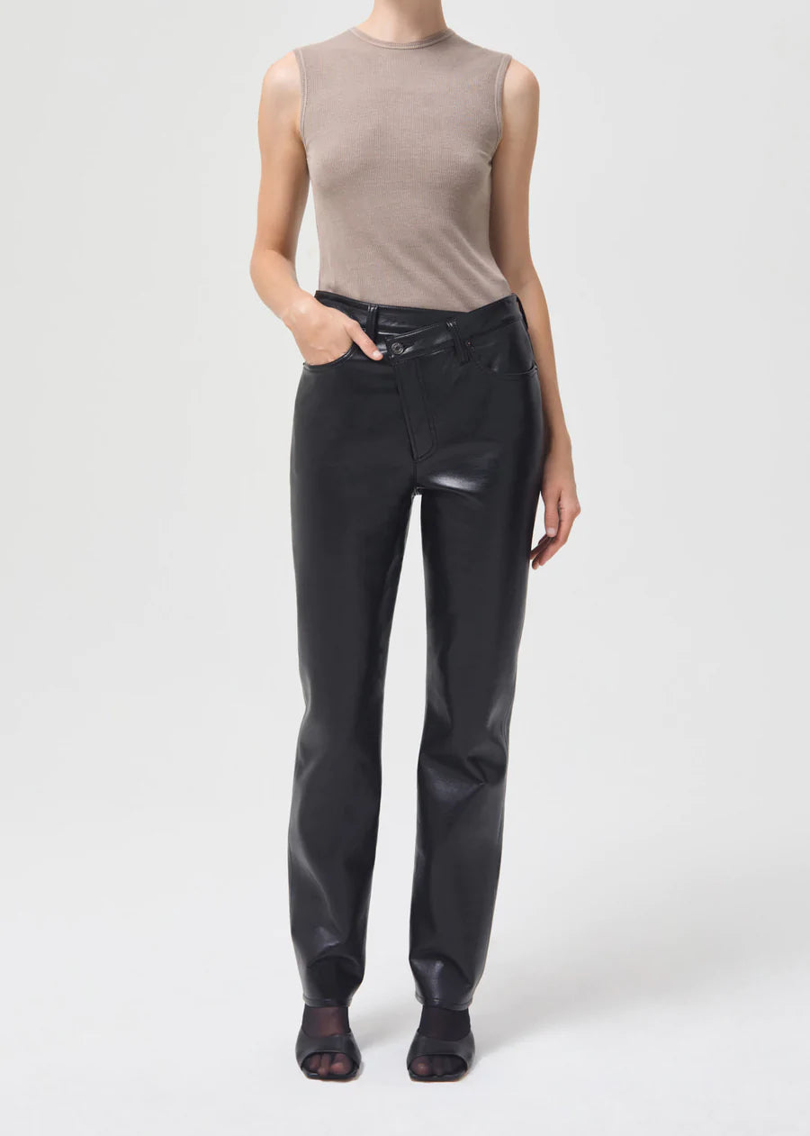 Leather Criss Cross Pant