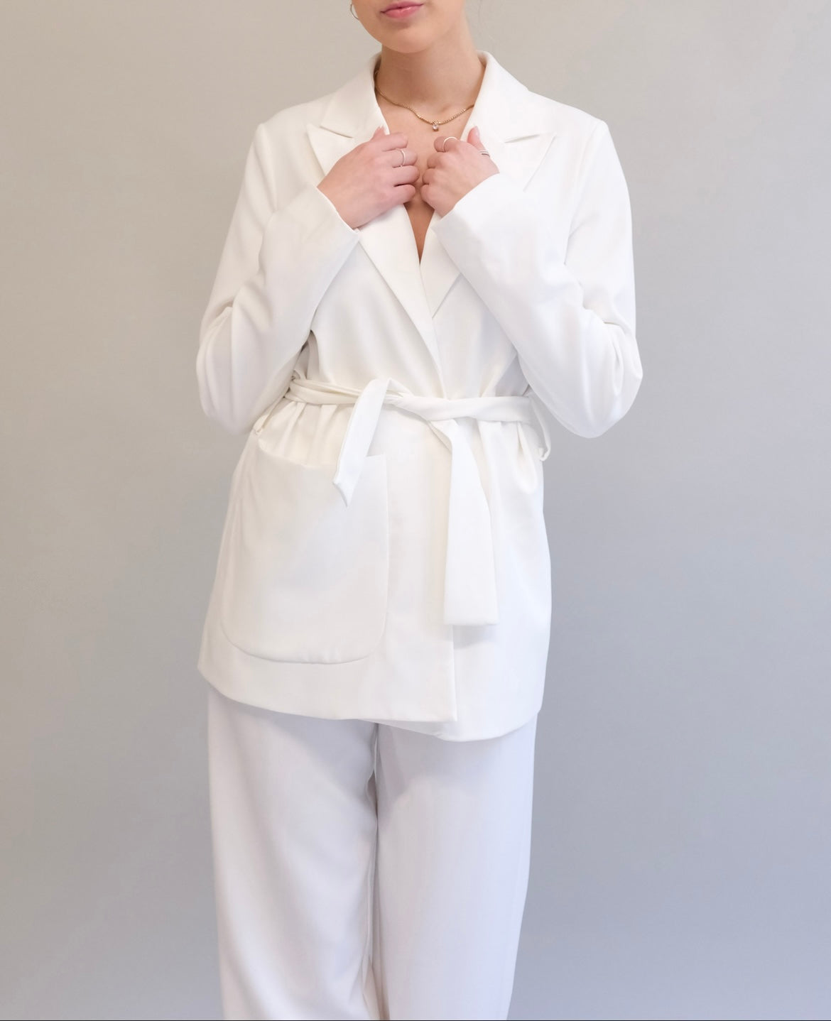 White Jackie Blazer