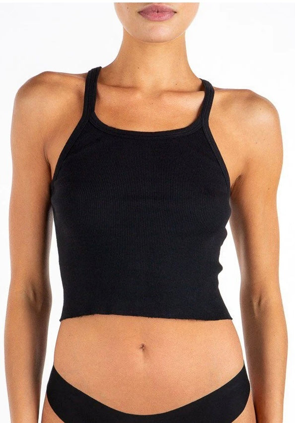 Cropped Ribbed Tank