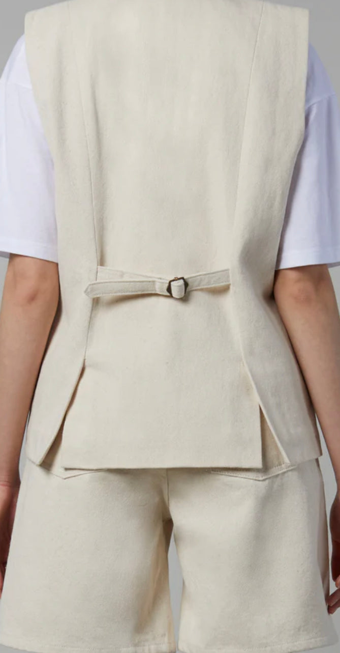 Still Here Ludlow Vest In Bone
