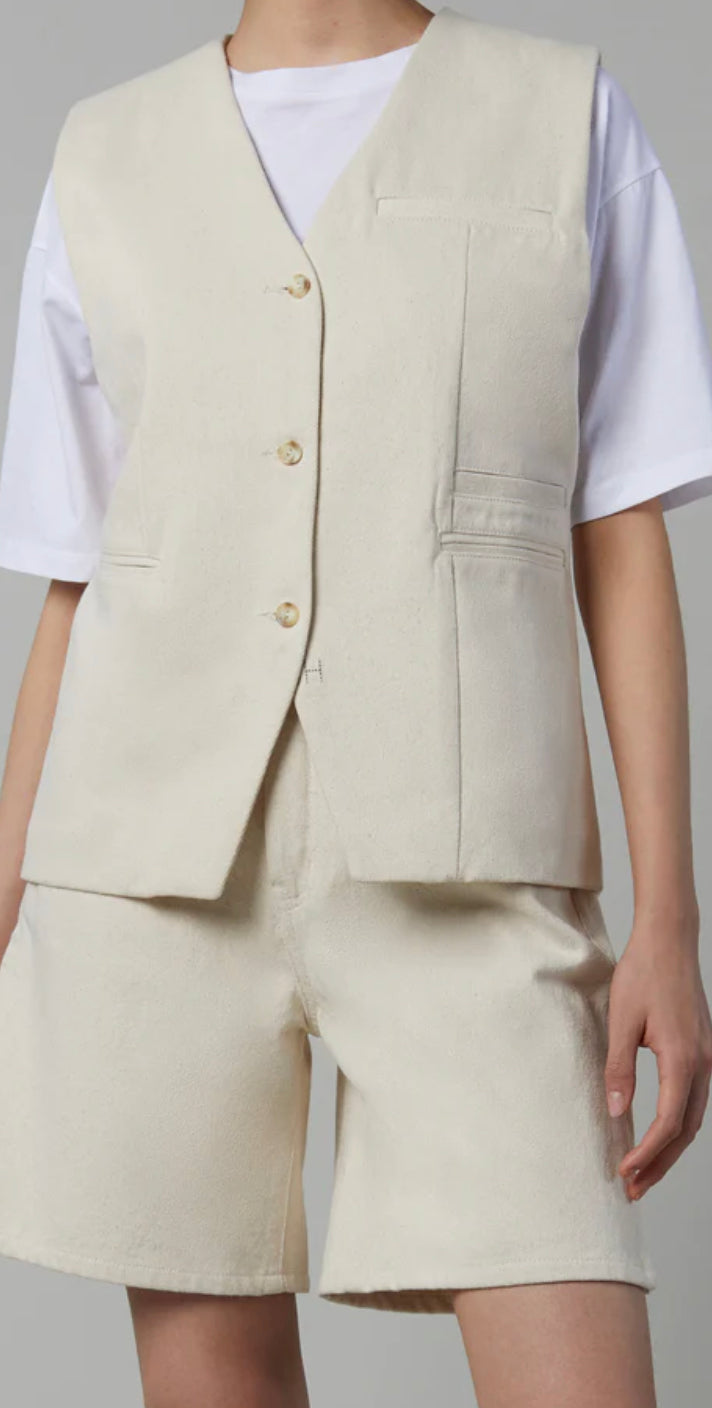 Still Here Ludlow Vest In Bone