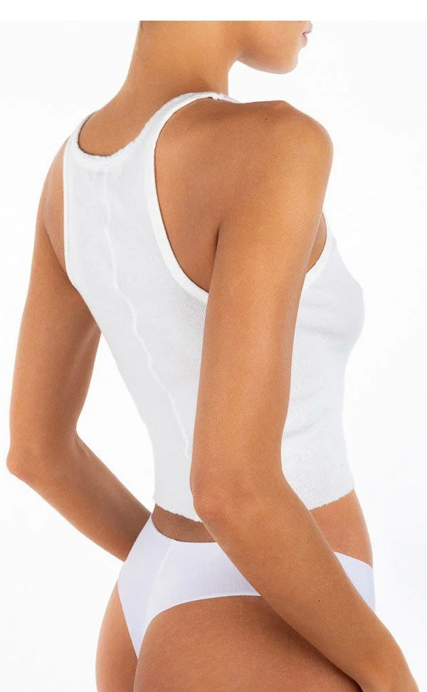 Cropped Ribbed Tank