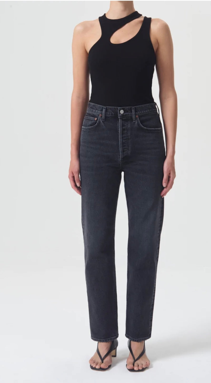 High Rise Stovepipe Jean