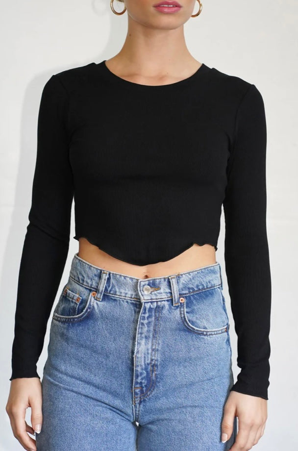 Arya Cropped Long Sleeve