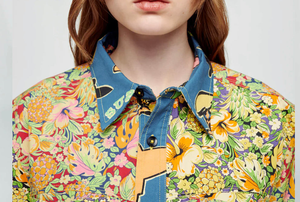 Redone Overside Crop Shirt
