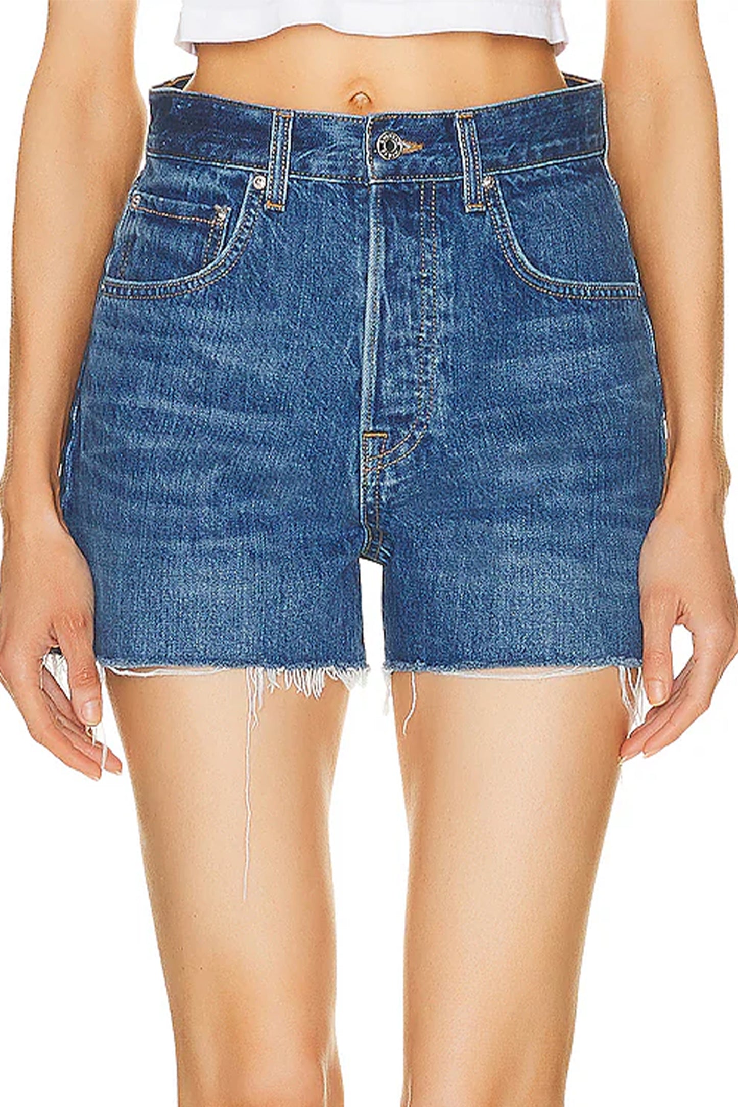 Jules High Waist Denim Short