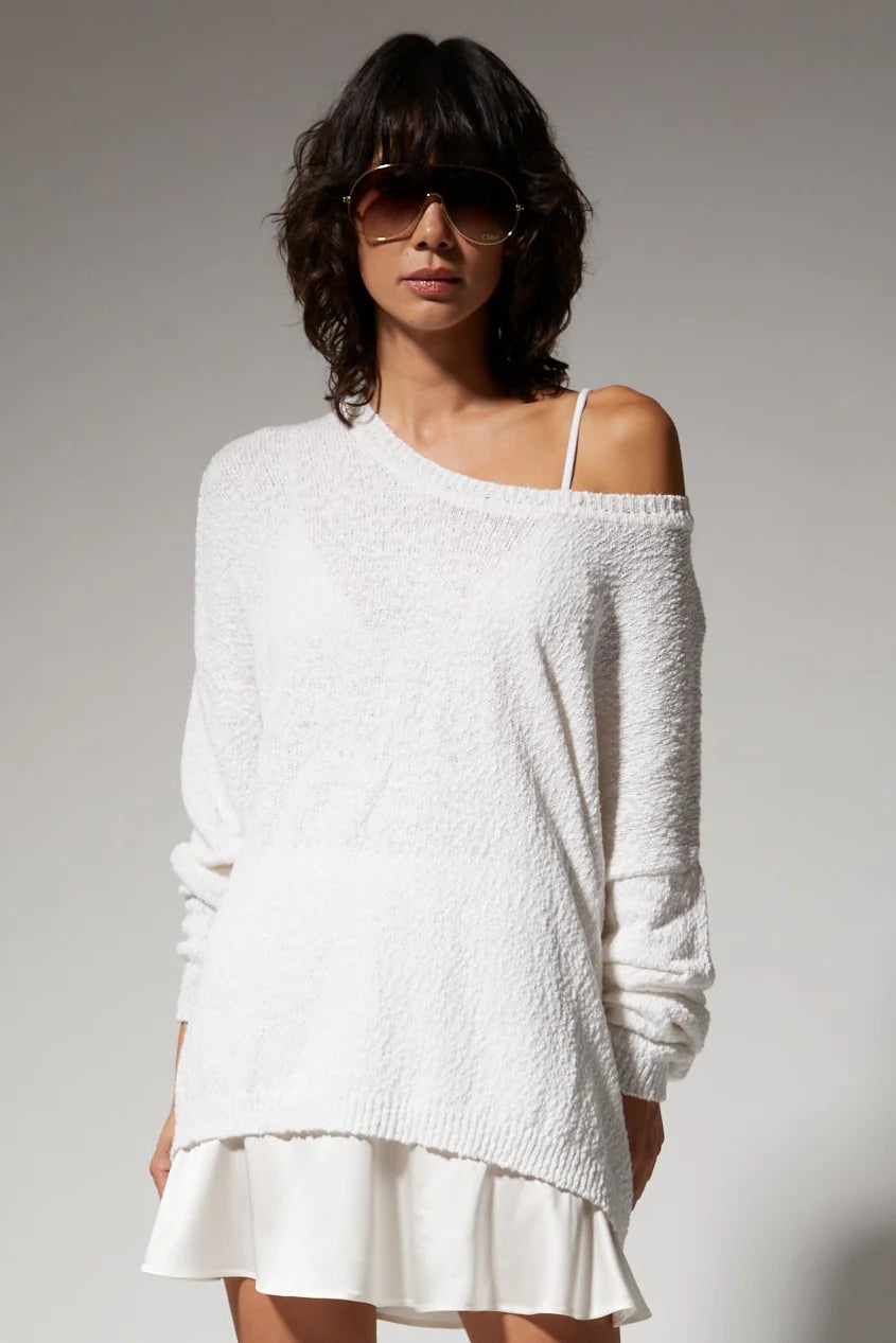 Jade Sweater in White