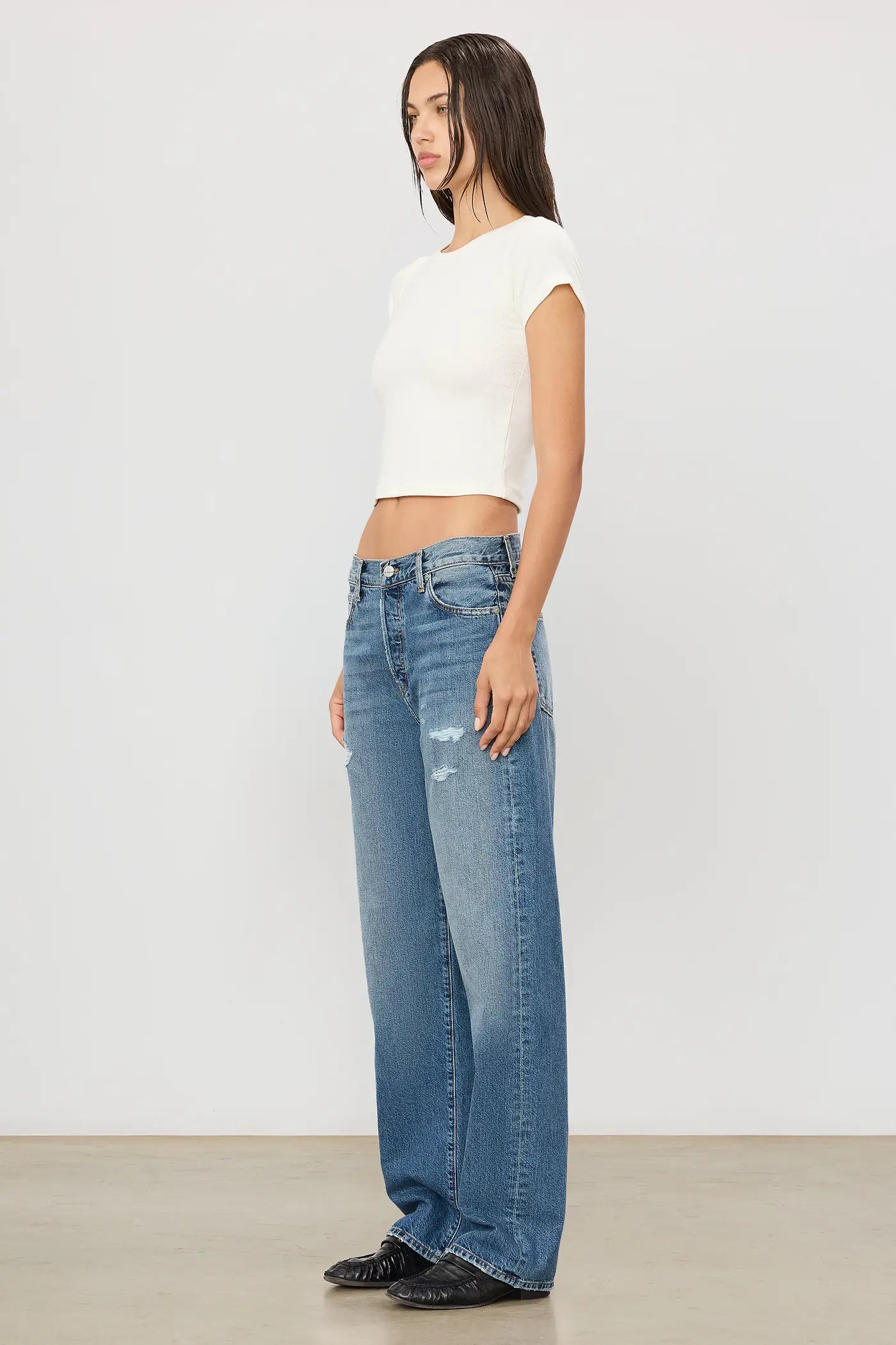 Saint Boyfriend in Medium Indigo