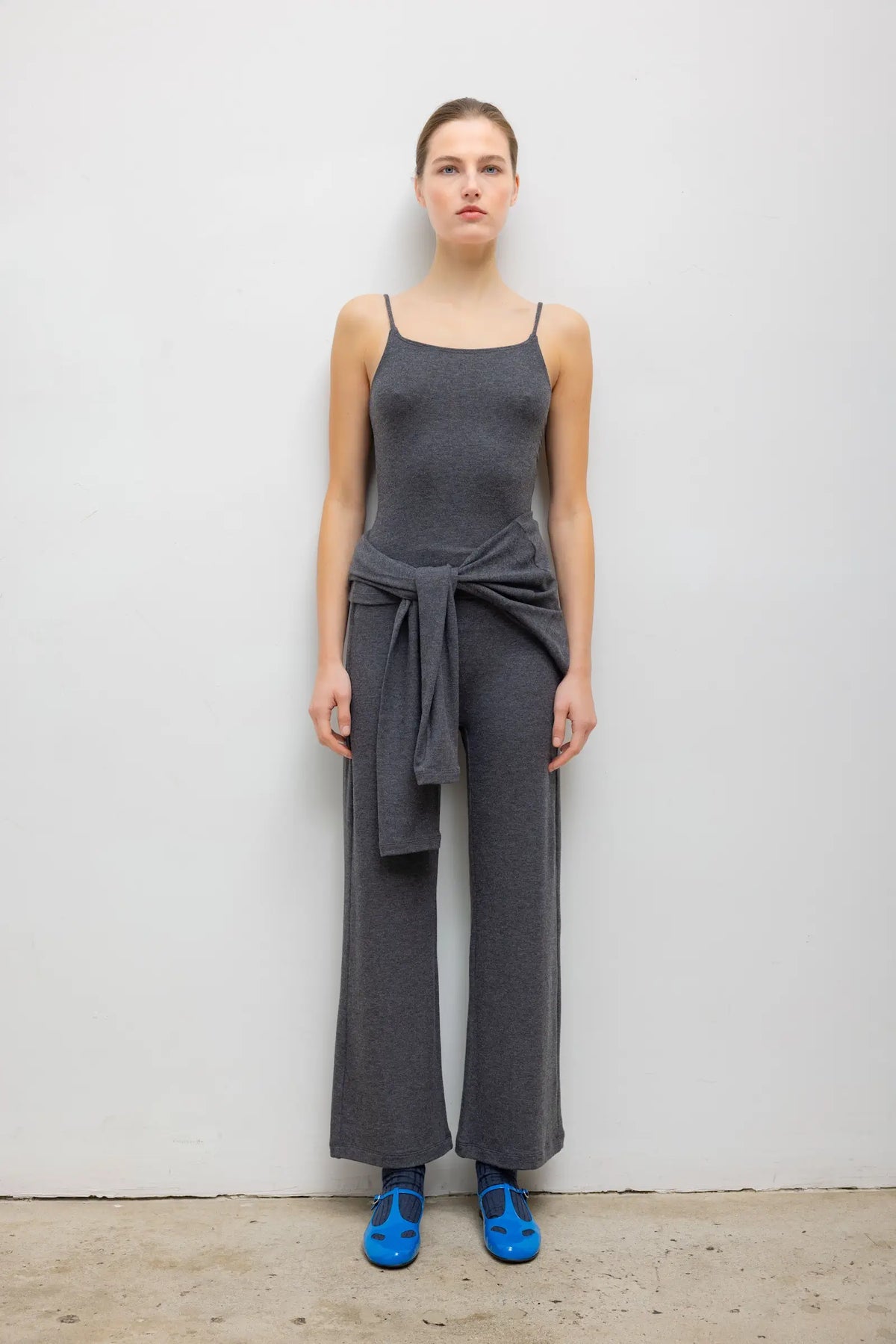 Lauren Classic Tank in Charcoal