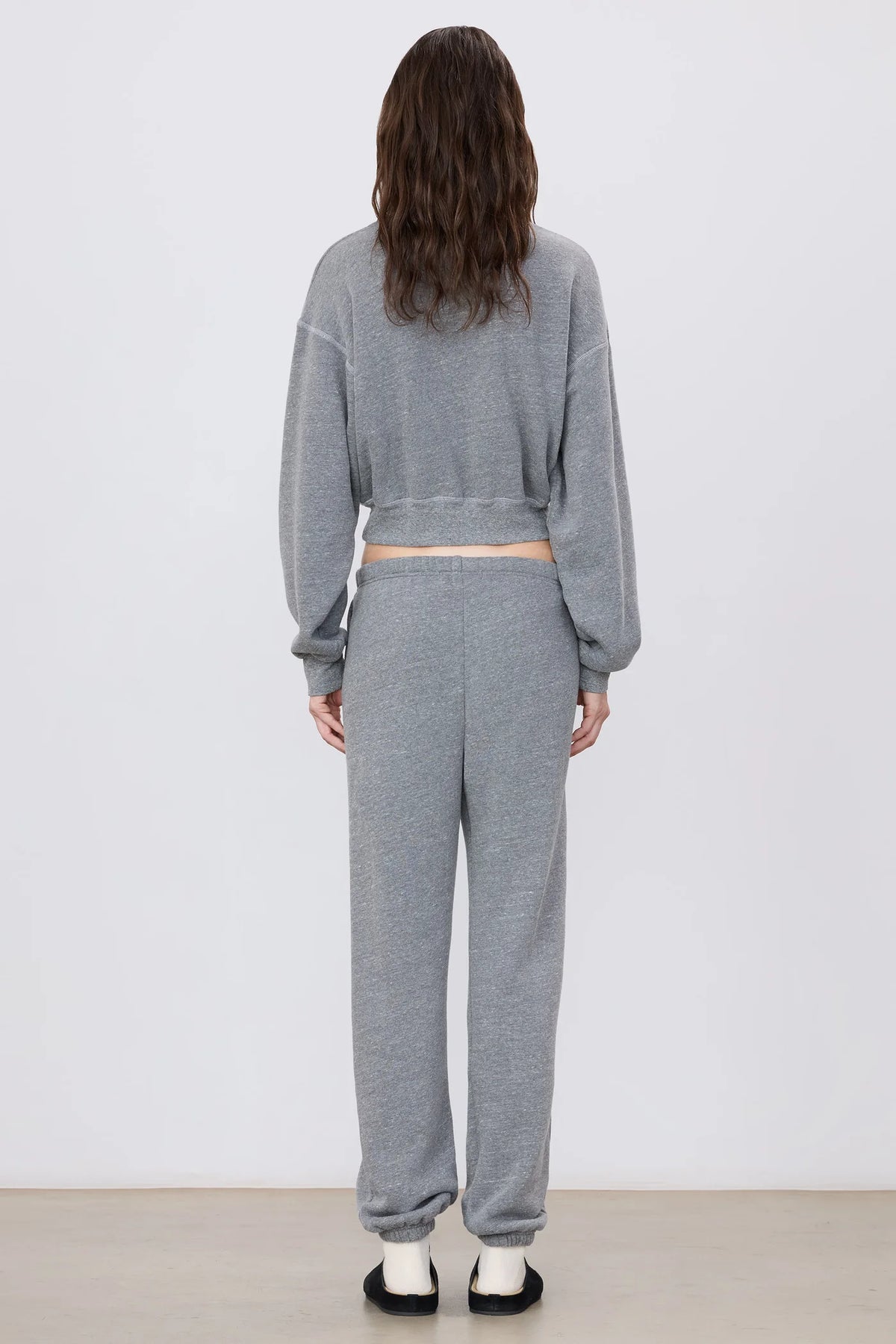 Boyfriend Pocket Sweatpant in Dark Heather Grey