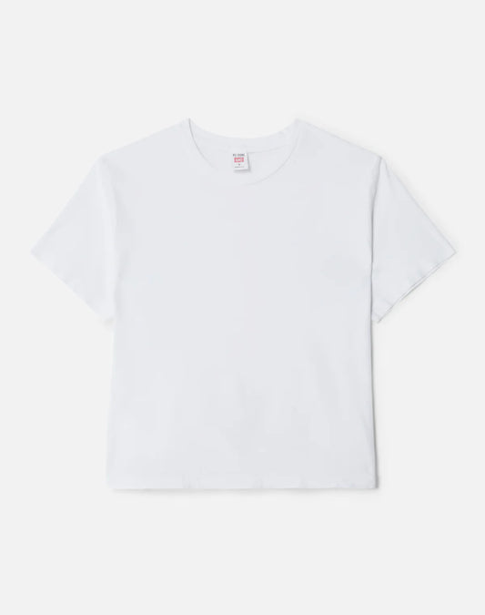Re/Done 1950S Boxy Tee- optic white